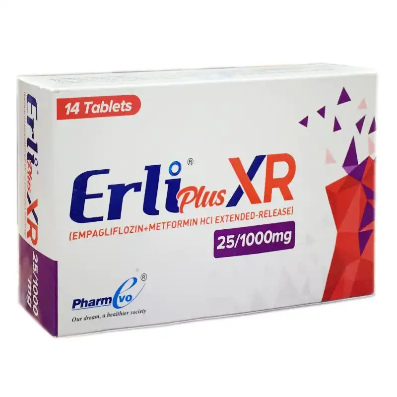 Erli Plus Xr Tablets 25mg/1000mg